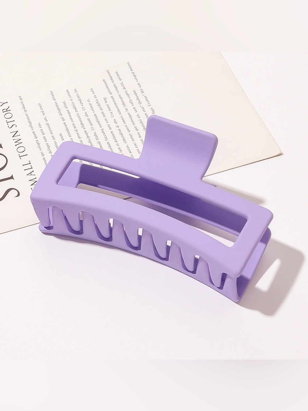 Purple Hair Claw Clip